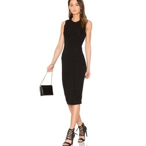 BLQ BASIQ Tank Midi Dress in Black